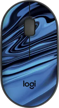 Logitech M340 Wireless Mouse - Blue Galaxy