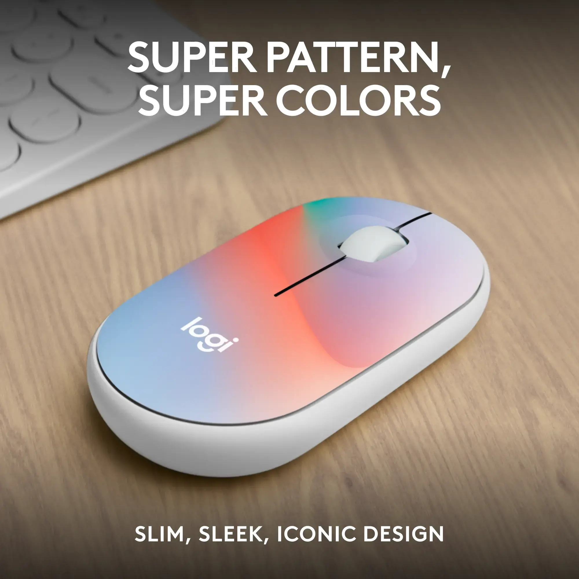 Logitech M340 Wireless Mouse - Sheer Dream-2