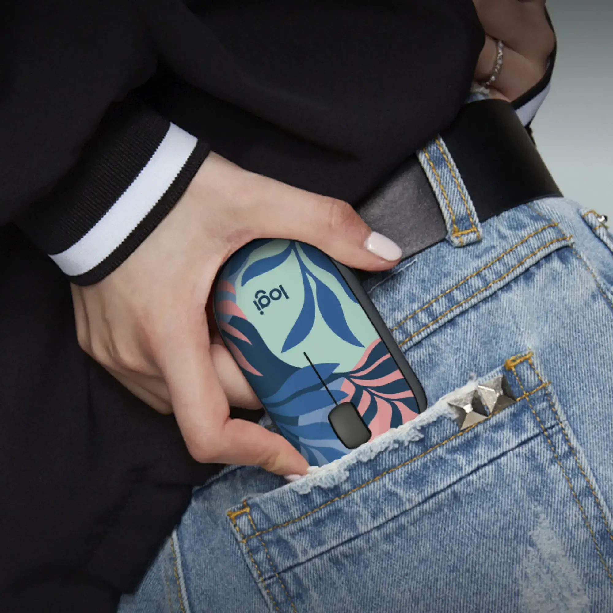 Logitech M340 Wireless Mouse - Sheer Dream-3