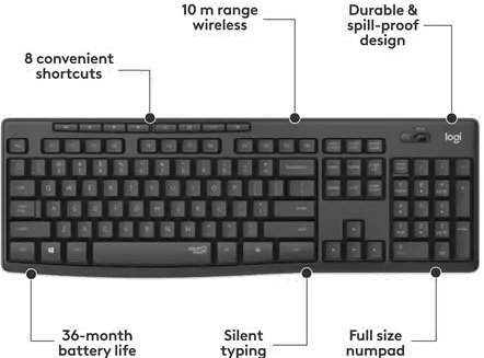 Logitech MK295 Silent Wireless Combo-2