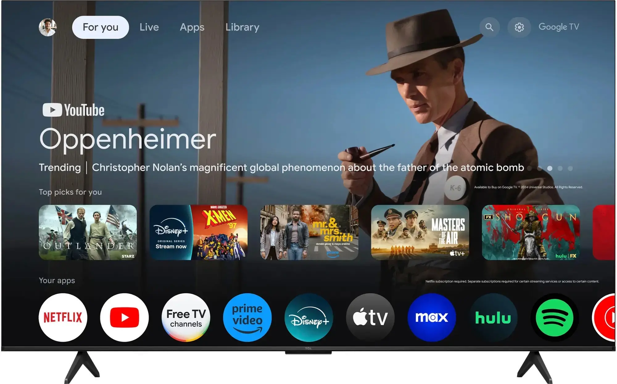 75S551G TCL 75  S5-Series 4K UHD HDR LED Smart Google TV-9