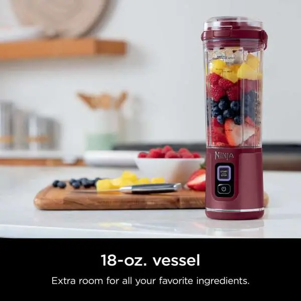 BC151CR Ninja Blast™ Portable Blender - Cranberry Red-4