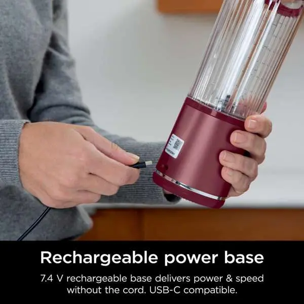BC151CR Ninja Blast™ Portable Blender - Cranberry Red-9