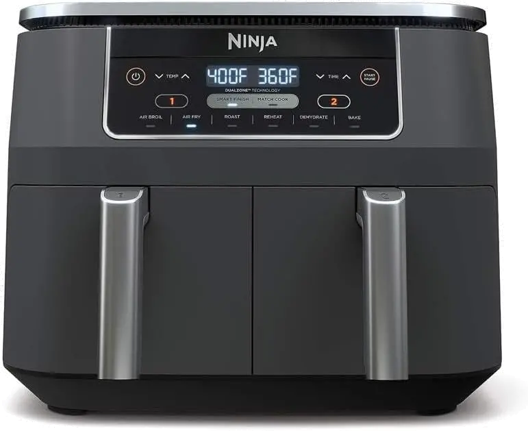 DZ201 Ninja® Foodi® 6-in-1 Air Fryer with DualZone™ Technology-1