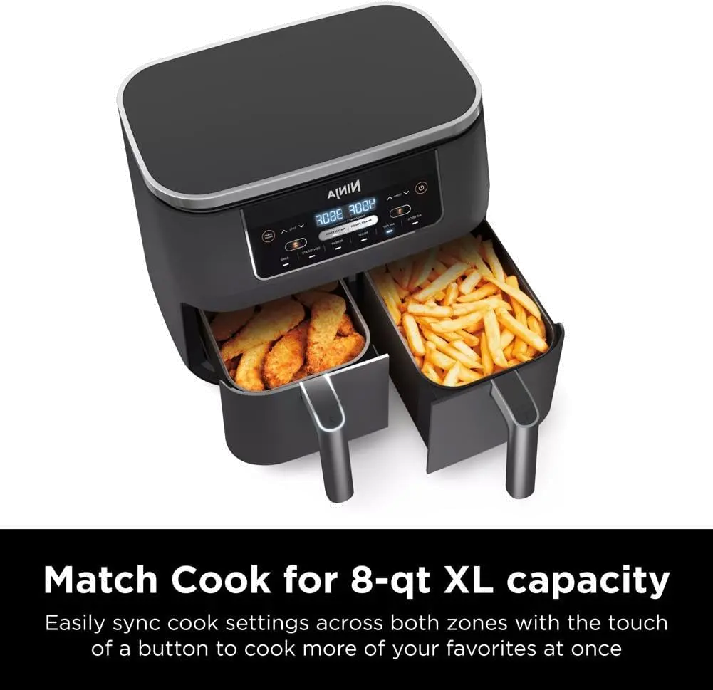 DZ201 Ninja® Foodi® 6-in-1 Air Fryer with DualZone™ Technology-5