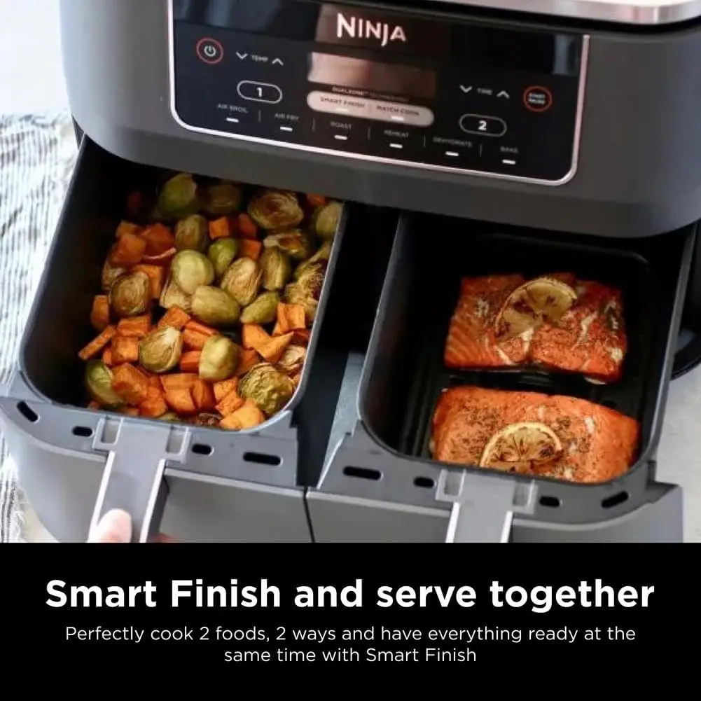 DZ201 Ninja® Foodi® 6-in-1 Air Fryer with DualZone™ Technology-6