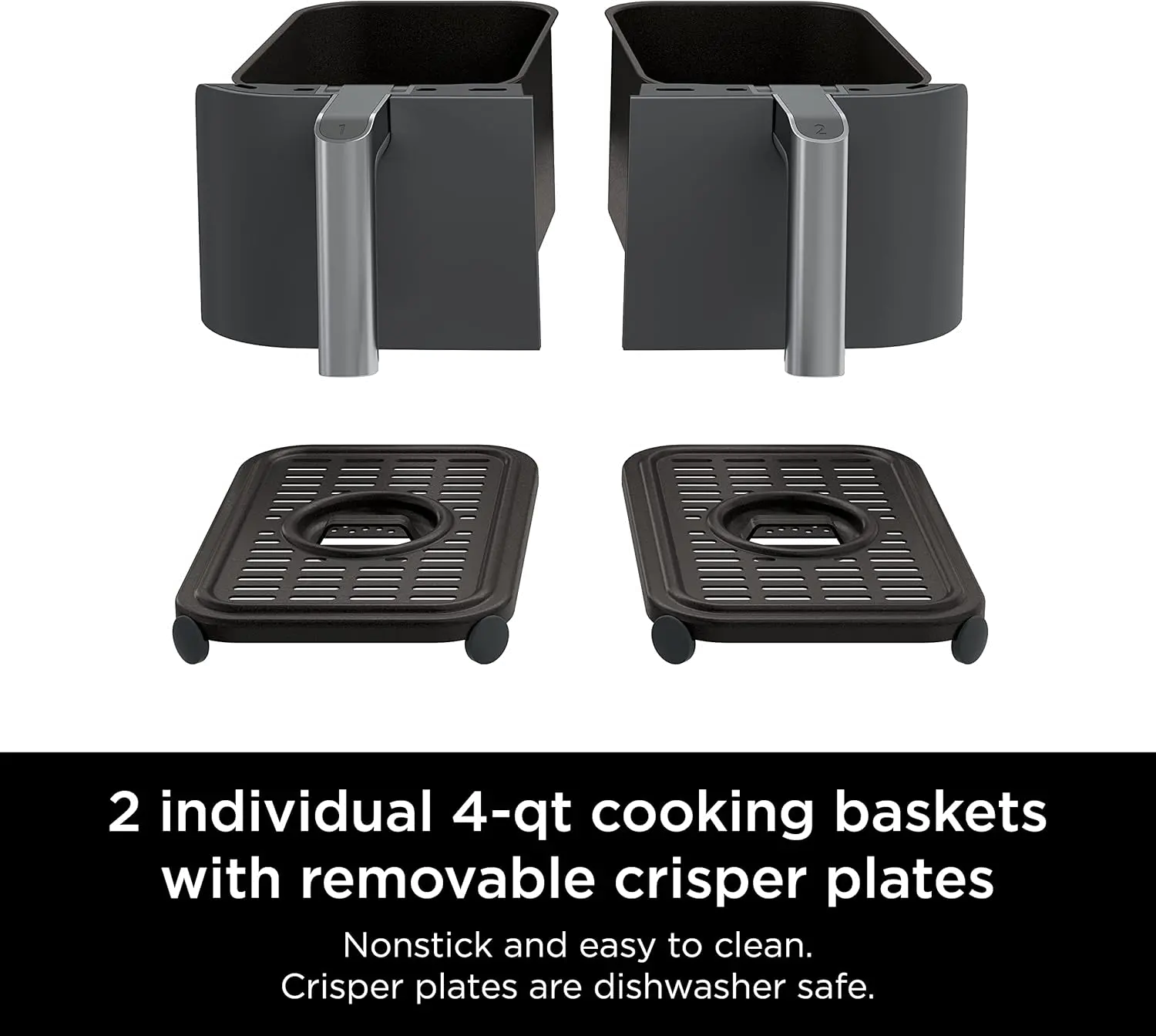 DZ201 Ninja® Foodi® 6-in-1 Air Fryer with DualZone™ Technology-9