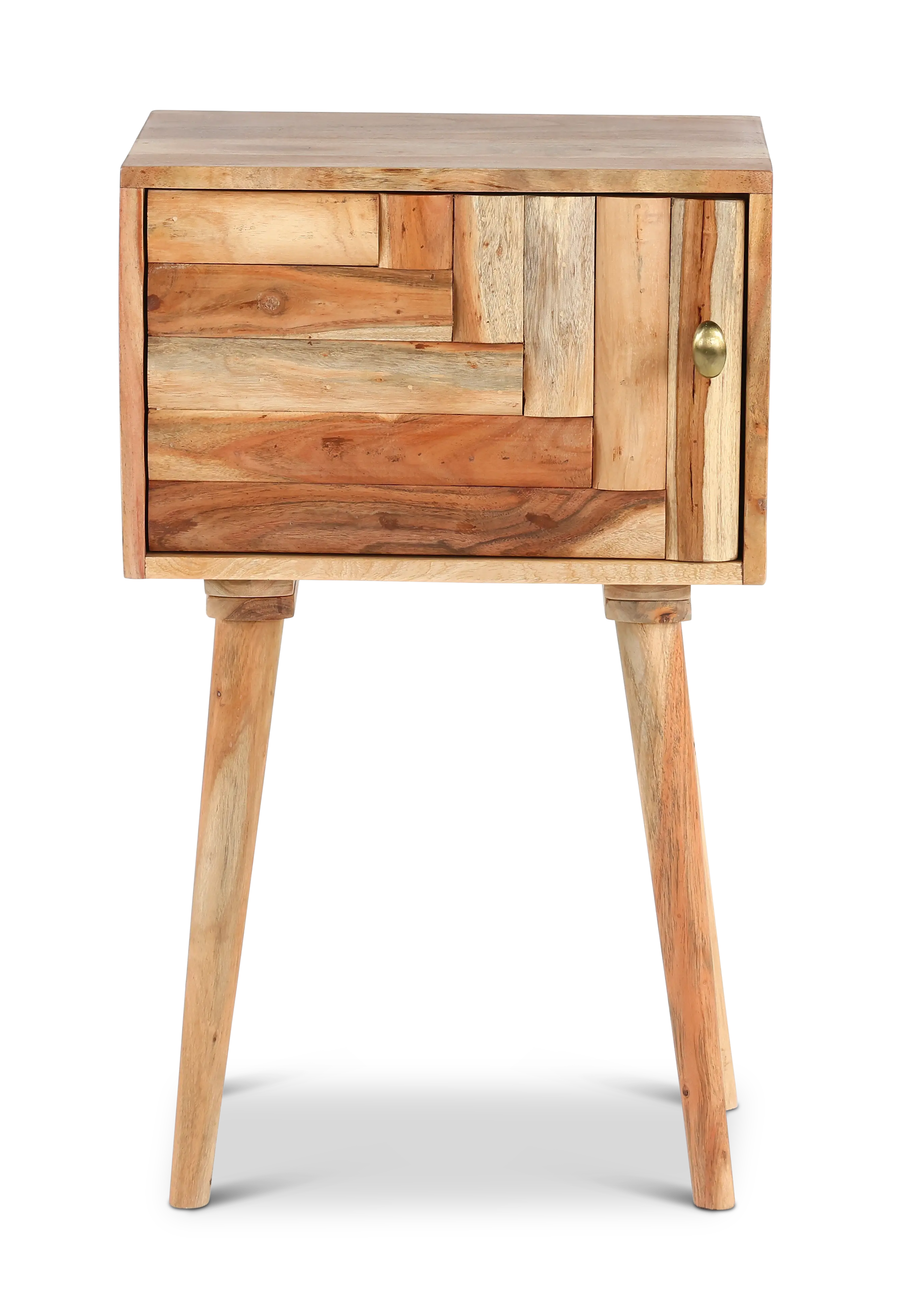 Brown 29.5  Wood Cabinet-1