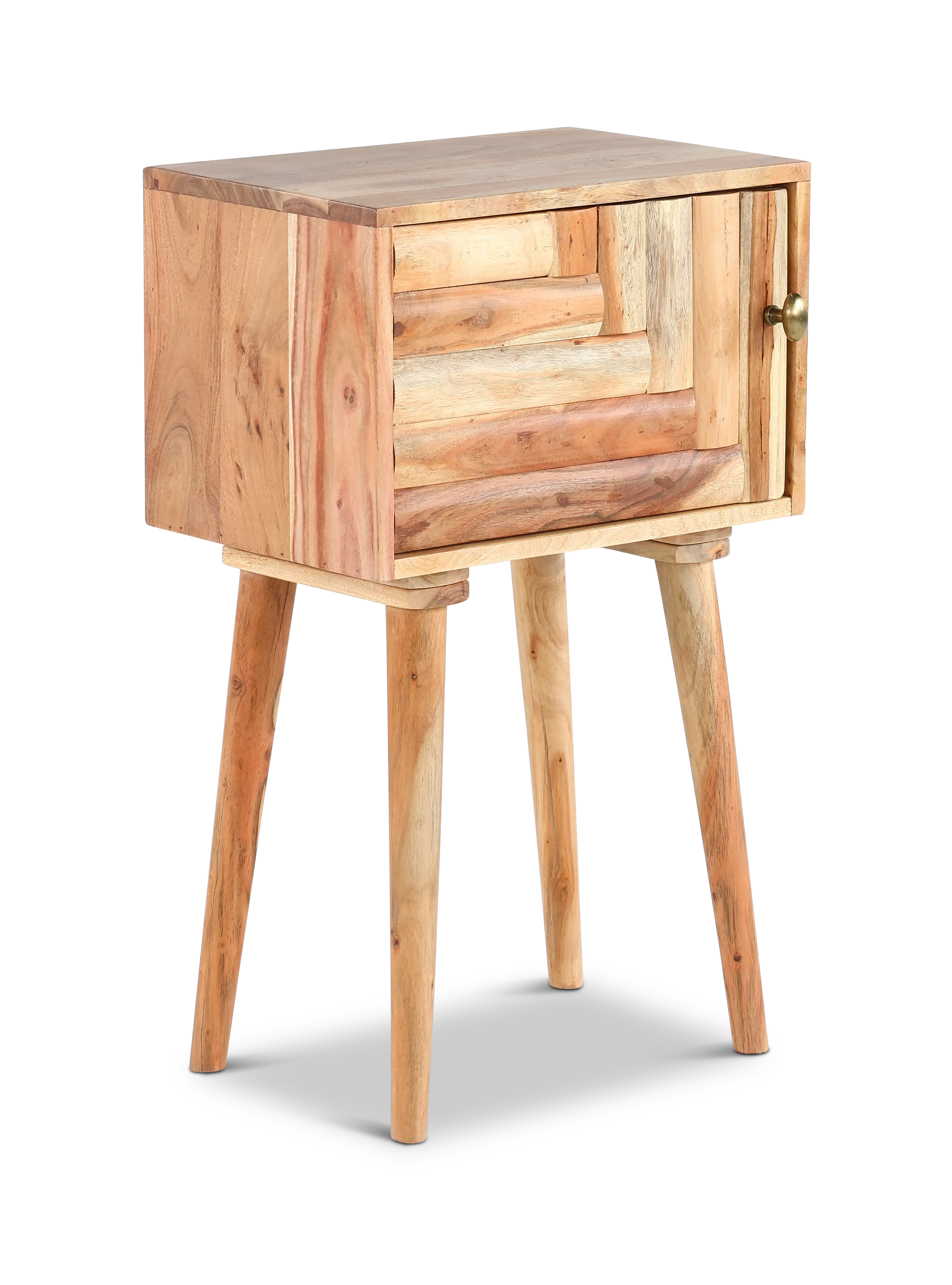 Brown 29.5  Wood Cabinet-2