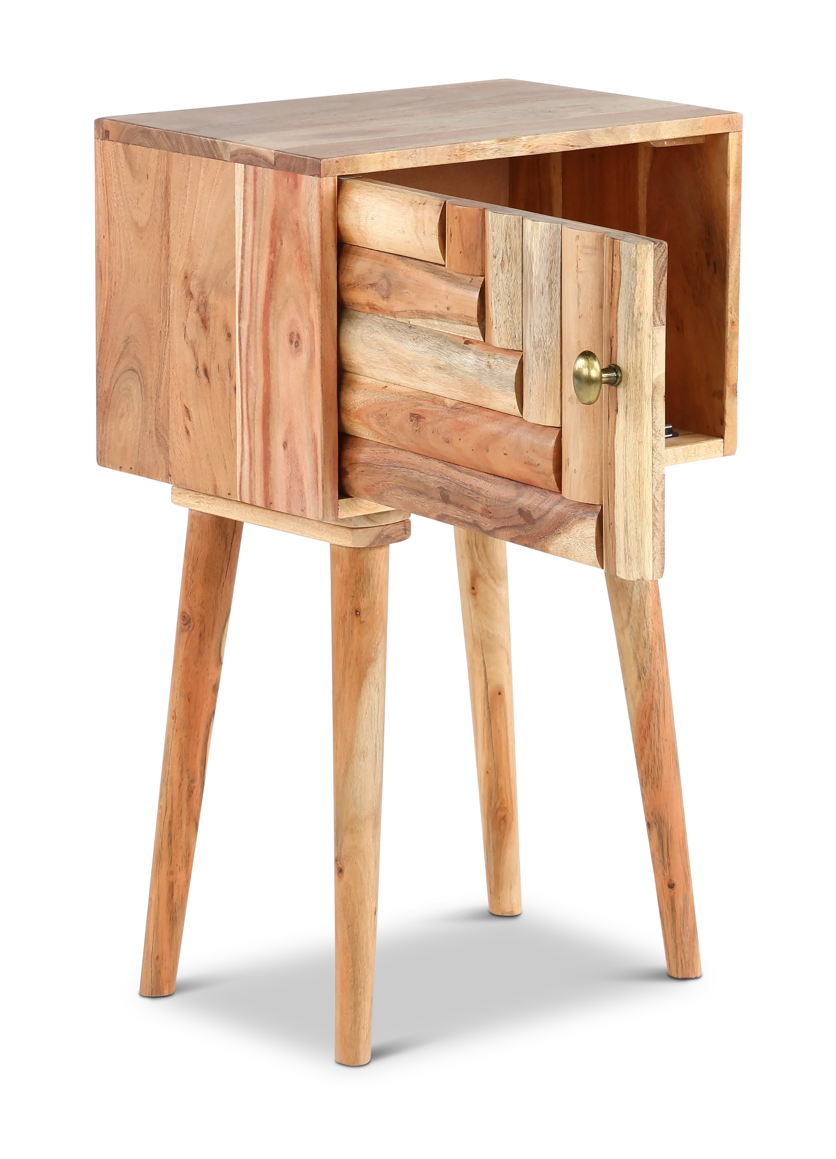 Brown 29.5  Wood Cabinet-6