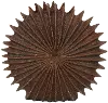 12.75  Brown Round Vase