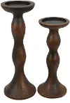 Fern Large Brown Candleholder