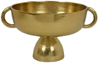 Kylix Gold 8  Tabletop Bowl Decor
