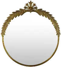 Gold and Glass Wall Decor