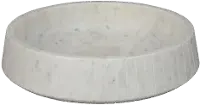 White 12  Marble Decorative Bowl