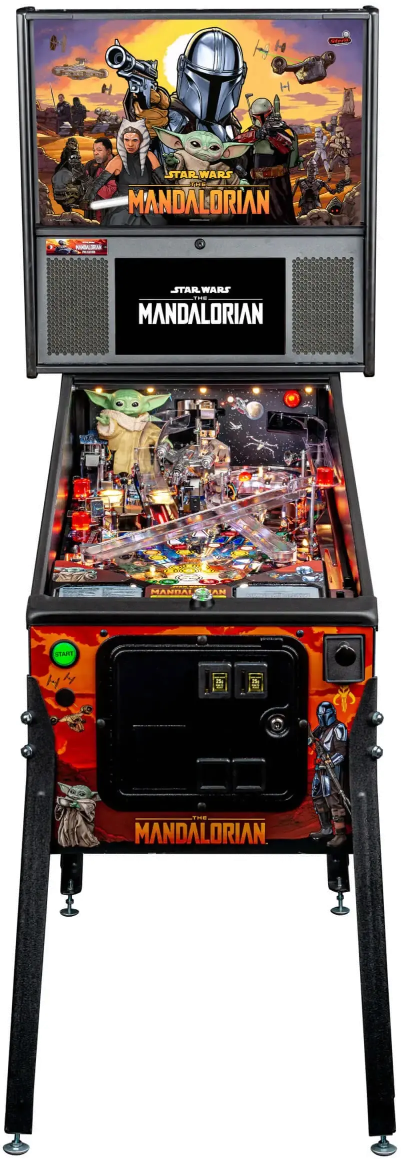 500-55S5-11 Stern Pinball The Mandalorian Pro Pinball Machine-2