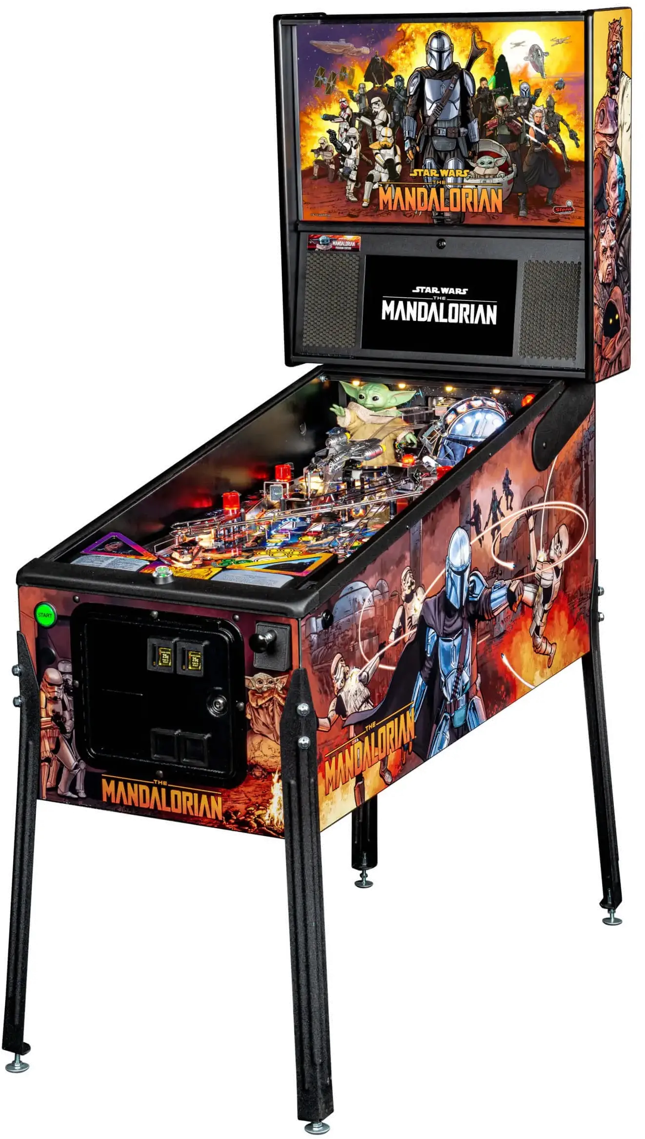 500-55S7-11 Stern Pinball The Mandalorian Premium Pinball Machine-2