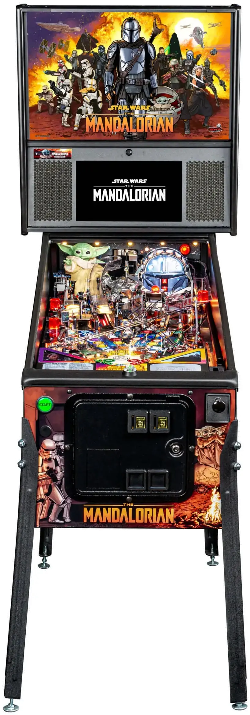 500-55S7-11 Stern Pinball The Mandalorian Premium Pinball Machine-3