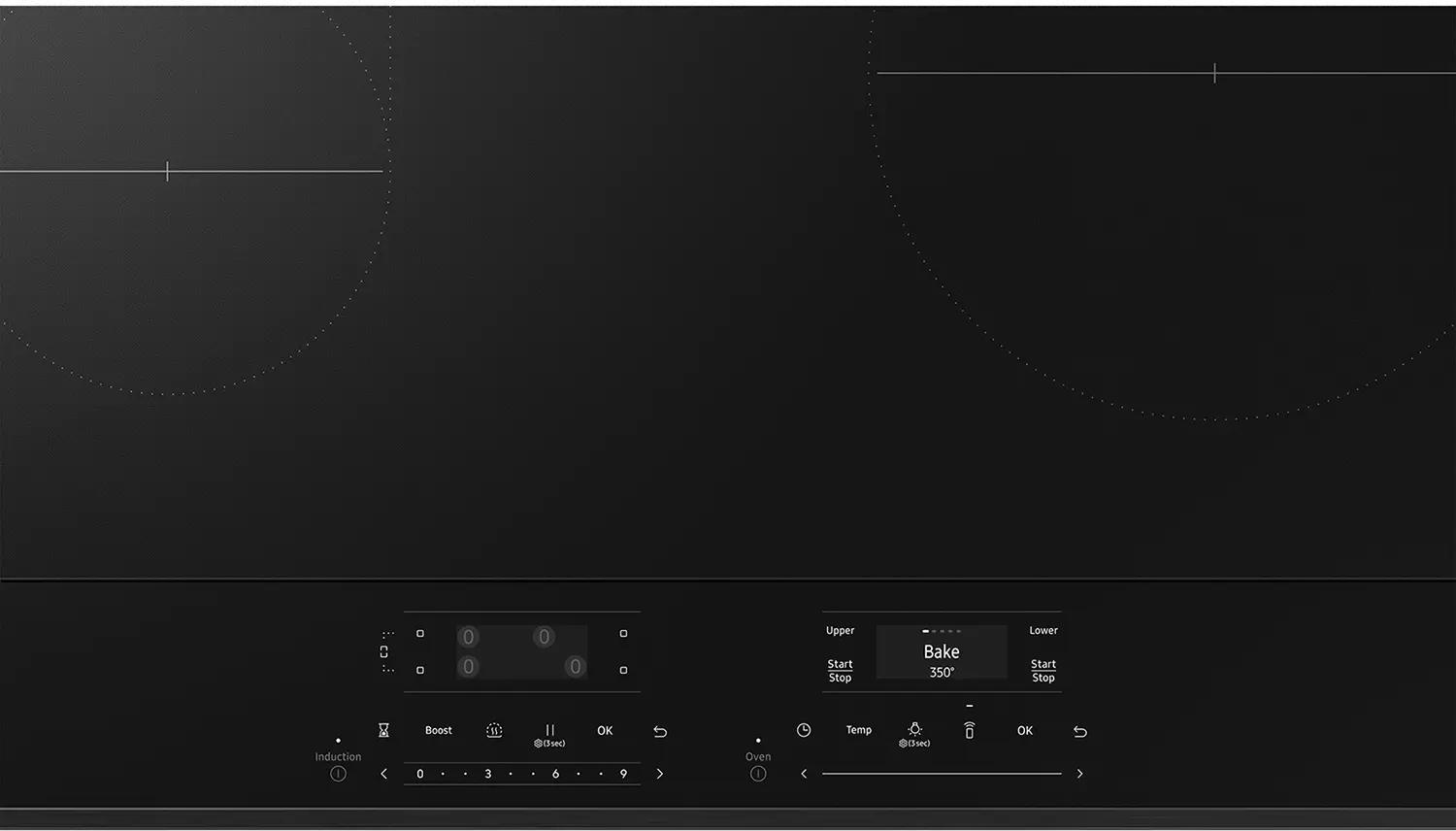 NSI6DG9550SR Samsung Bespoke 6.3 Cu Ft Smart Slide-In Induction Range with Flex DuoTM - Stainless Steel-12