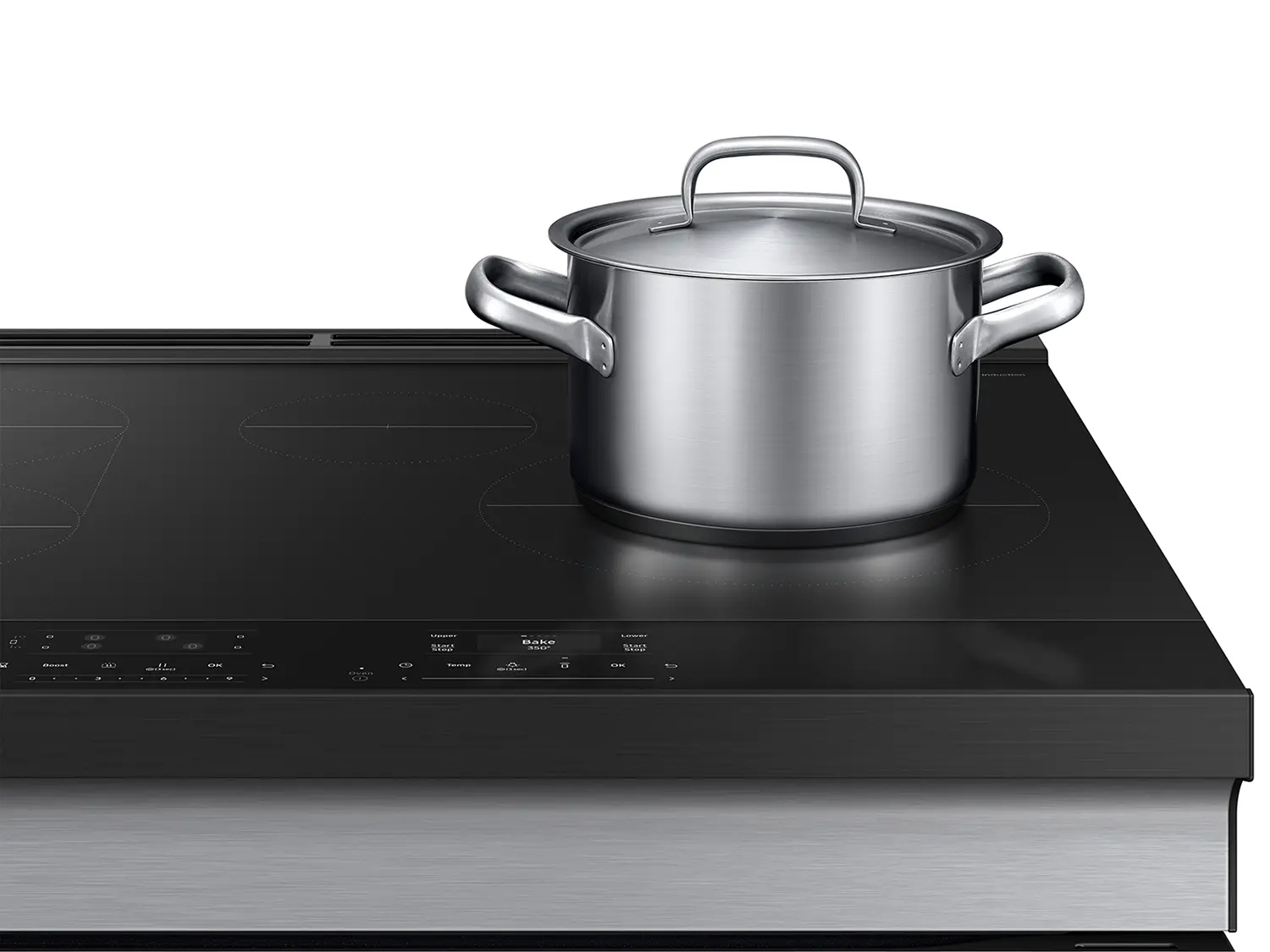 NSI6DG9550SR Samsung Bespoke 6.3 Cu Ft Smart Slide-In Induction Range with Flex DuoTM - Stainless Steel-12
