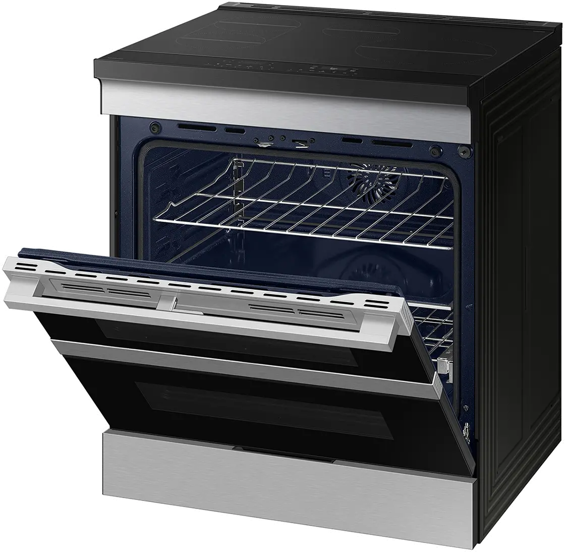 NSI6DG9550SR Samsung Bespoke 6.3 Cu Ft Smart Slide-In Induction Range with Flex DuoTM - Stainless Steel-14