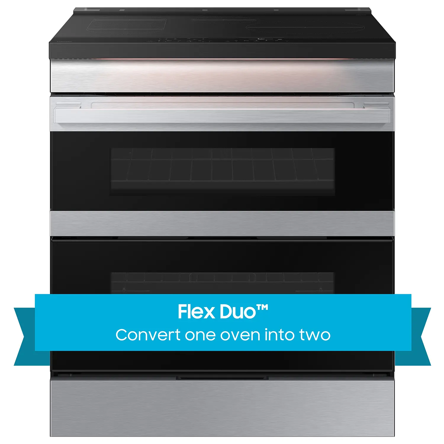 NSI6DG9550SR Samsung Bespoke 6.3 Cu Ft Smart Slide-In Induction Range with Flex DuoTM - Stainless Steel-2