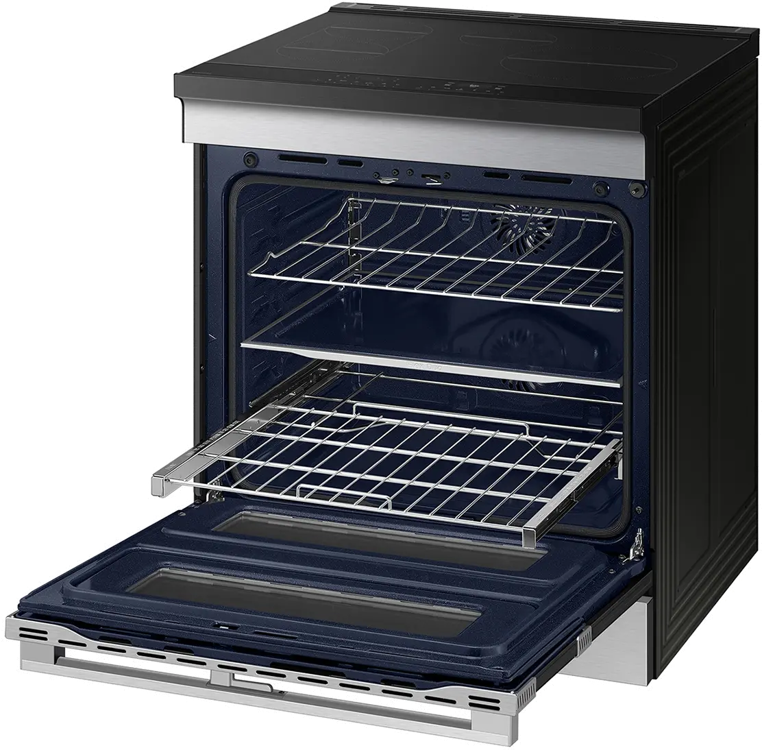 NSI6DG9550SR Samsung Bespoke 6.3 Cu Ft Smart Slide-In Induction Range with Flex DuoTM - Stainless Steel-5
