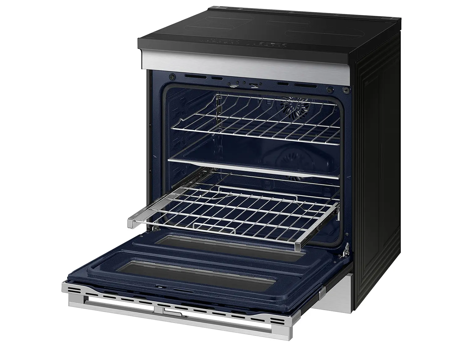 NSI6DG9550SR Samsung Bespoke 6.3 Cu Ft Smart Slide-In Induction Range with Flex DuoTM - Stainless Steel-5