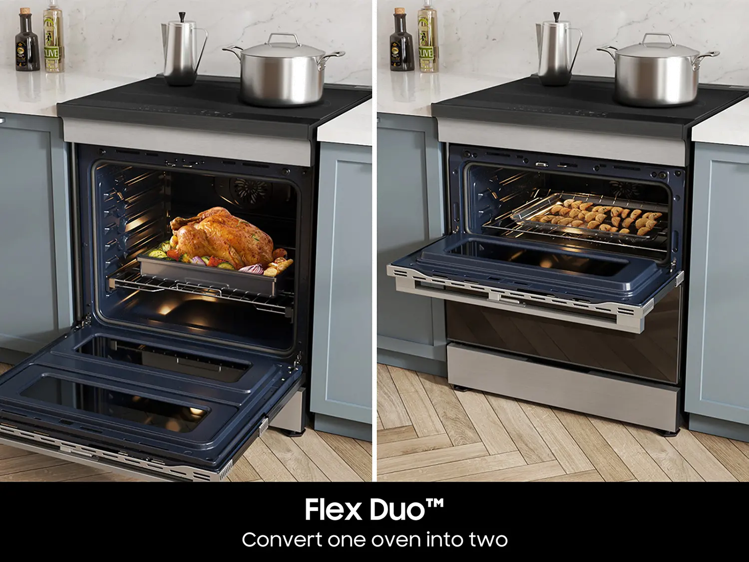 NSI6DG9550SR Samsung Bespoke 6.3 Cu Ft Smart Slide-In Induction Range with Flex DuoTM - Stainless Steel-7