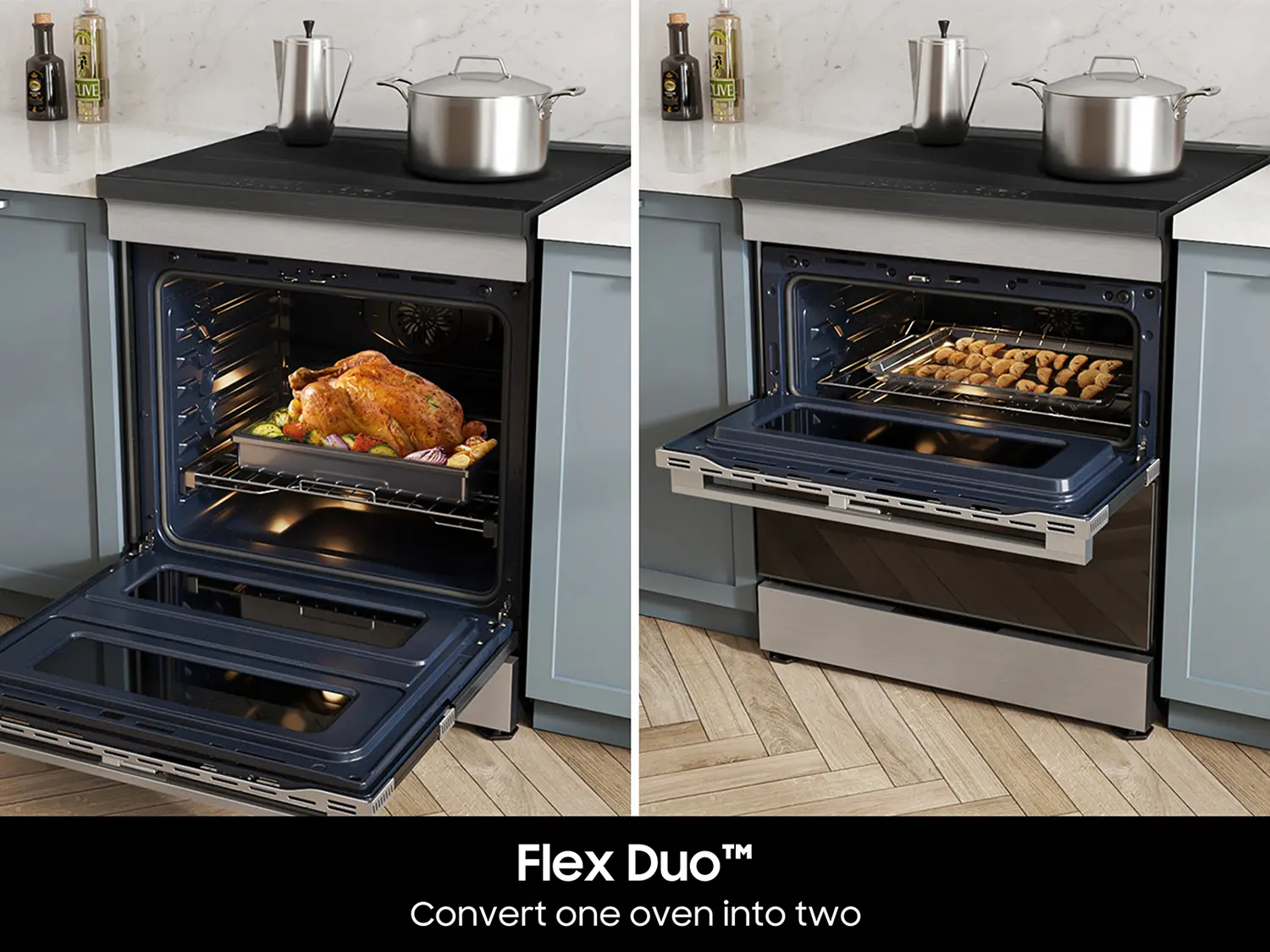 NSI6DG9550SR Samsung Bespoke 6.3 Cu Ft Smart Slide-In Induction Range with Flex DuoTM - Stainless Steel-7