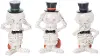 Speak No Evil Skeleton Figure Set of 3