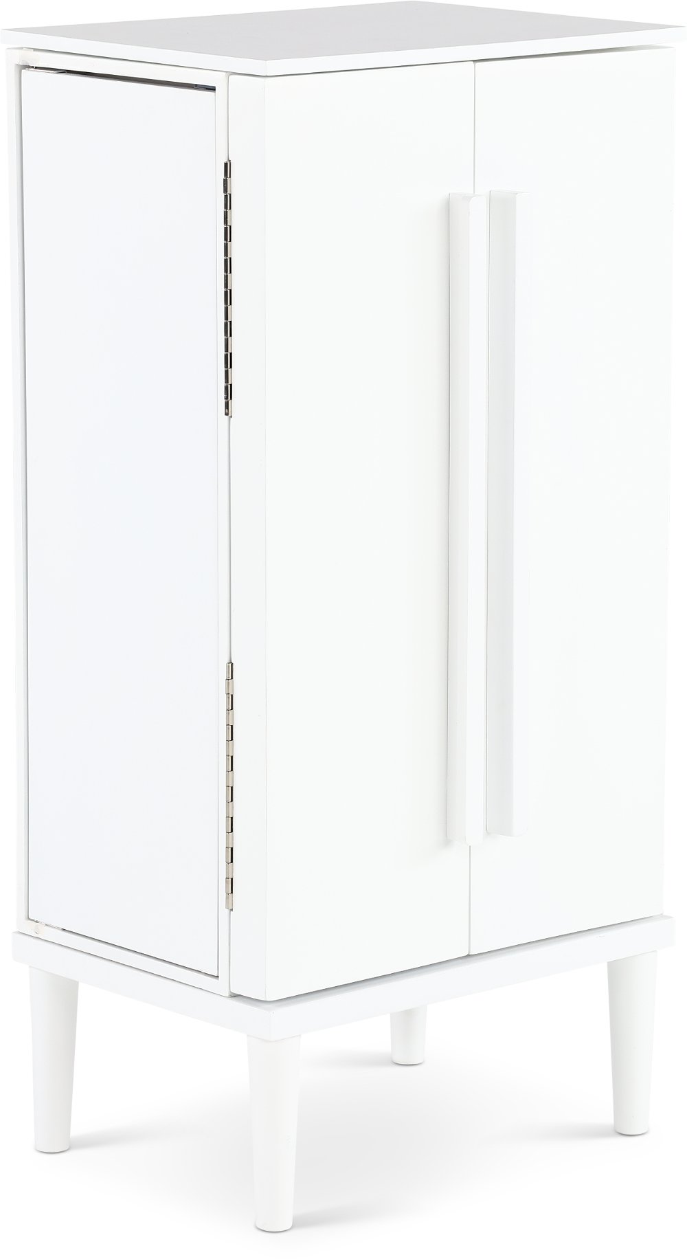 White Jewelry Armoire With Vanity