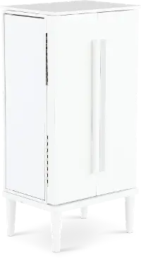 White Jewelry Armoire With Vanity