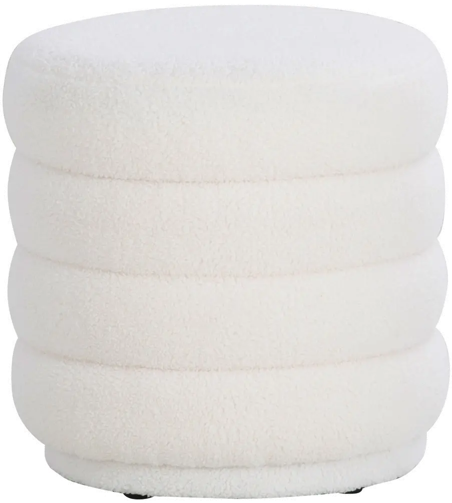 Kathy White Sherpa Ottoman-1