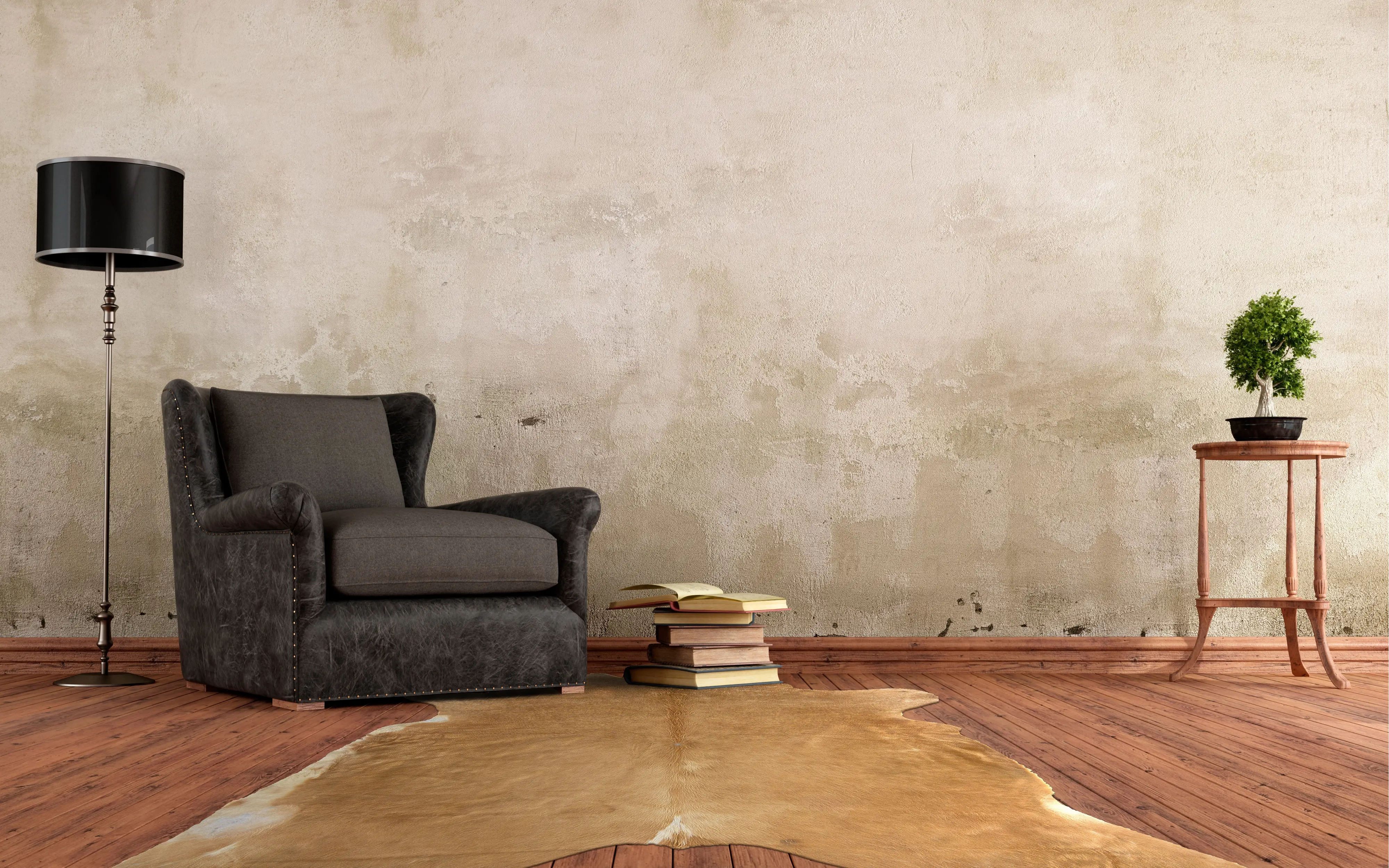 Beige Brindle Cowhide Skin-3