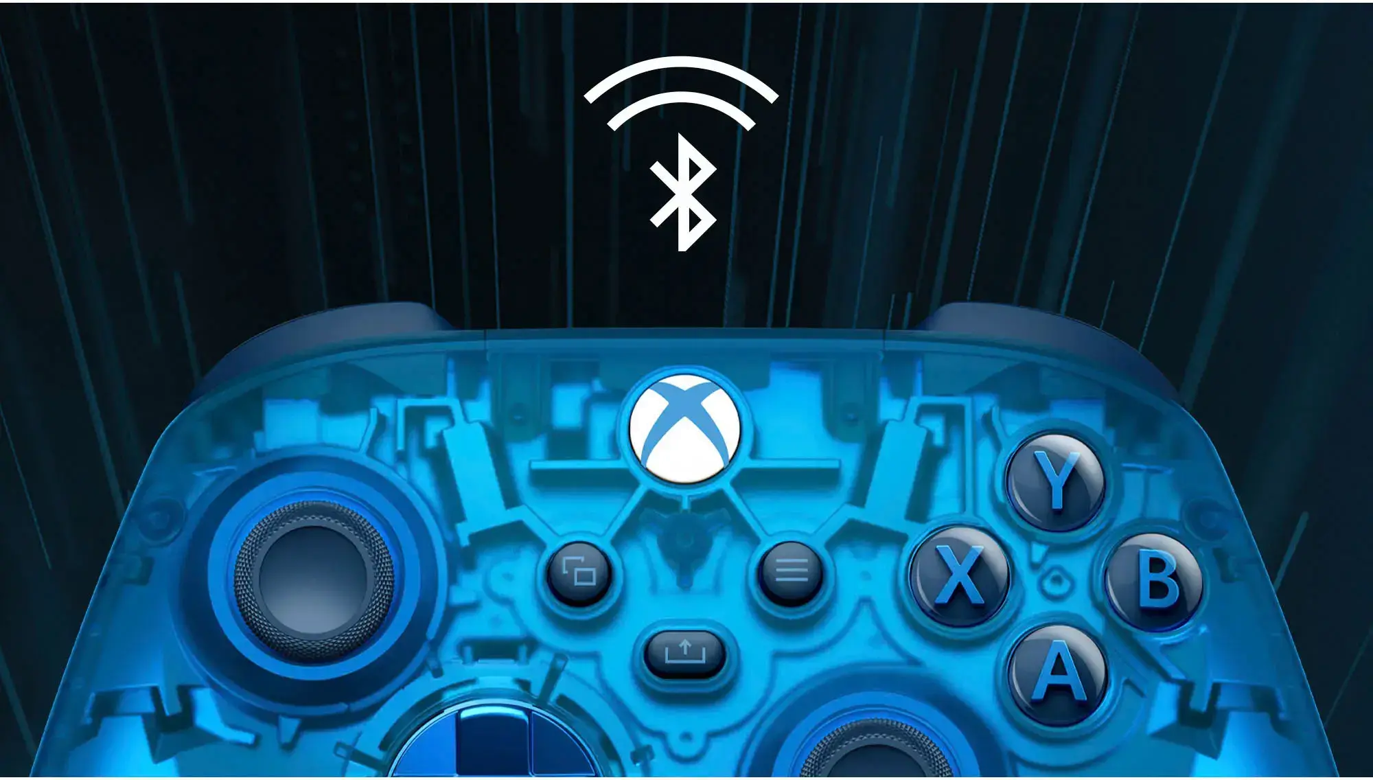 QAU-00150 Microsoft Xbox Wireless Controller for Xbox Series X Sky Cipher Special Edition-5