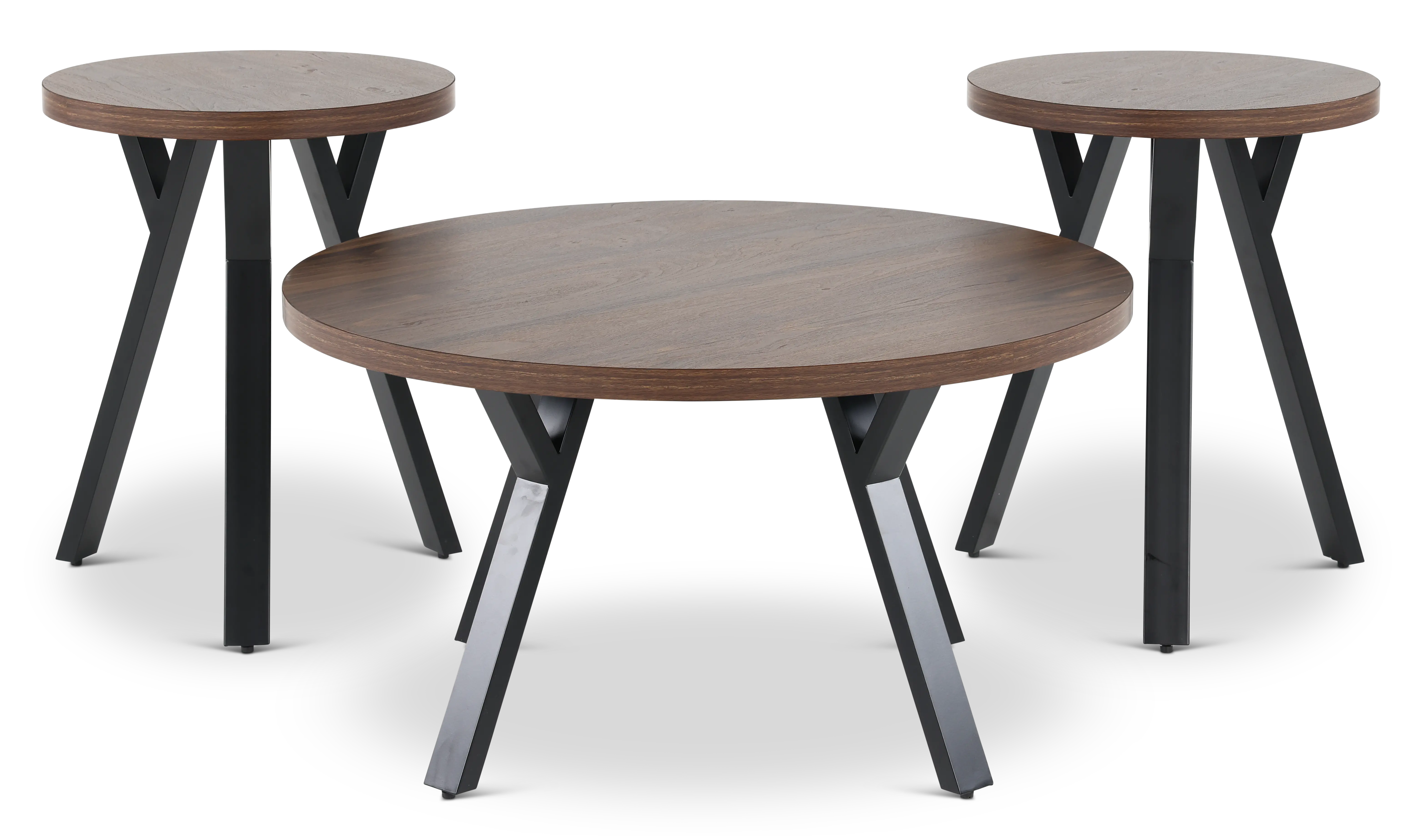 Elbrynn Black and Brown Tables, Set of 3-1