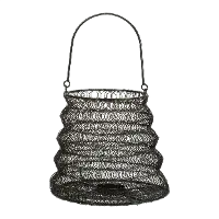Mesh Iron 8  Candle Holder