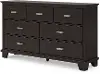 Coventry Dark Brown Dresser