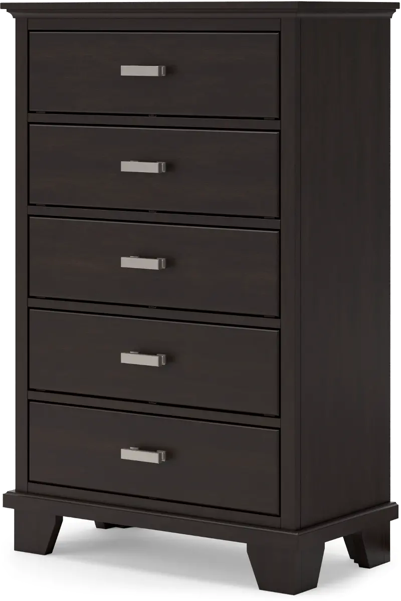 Coventry Dark Brown Chest of Drawers