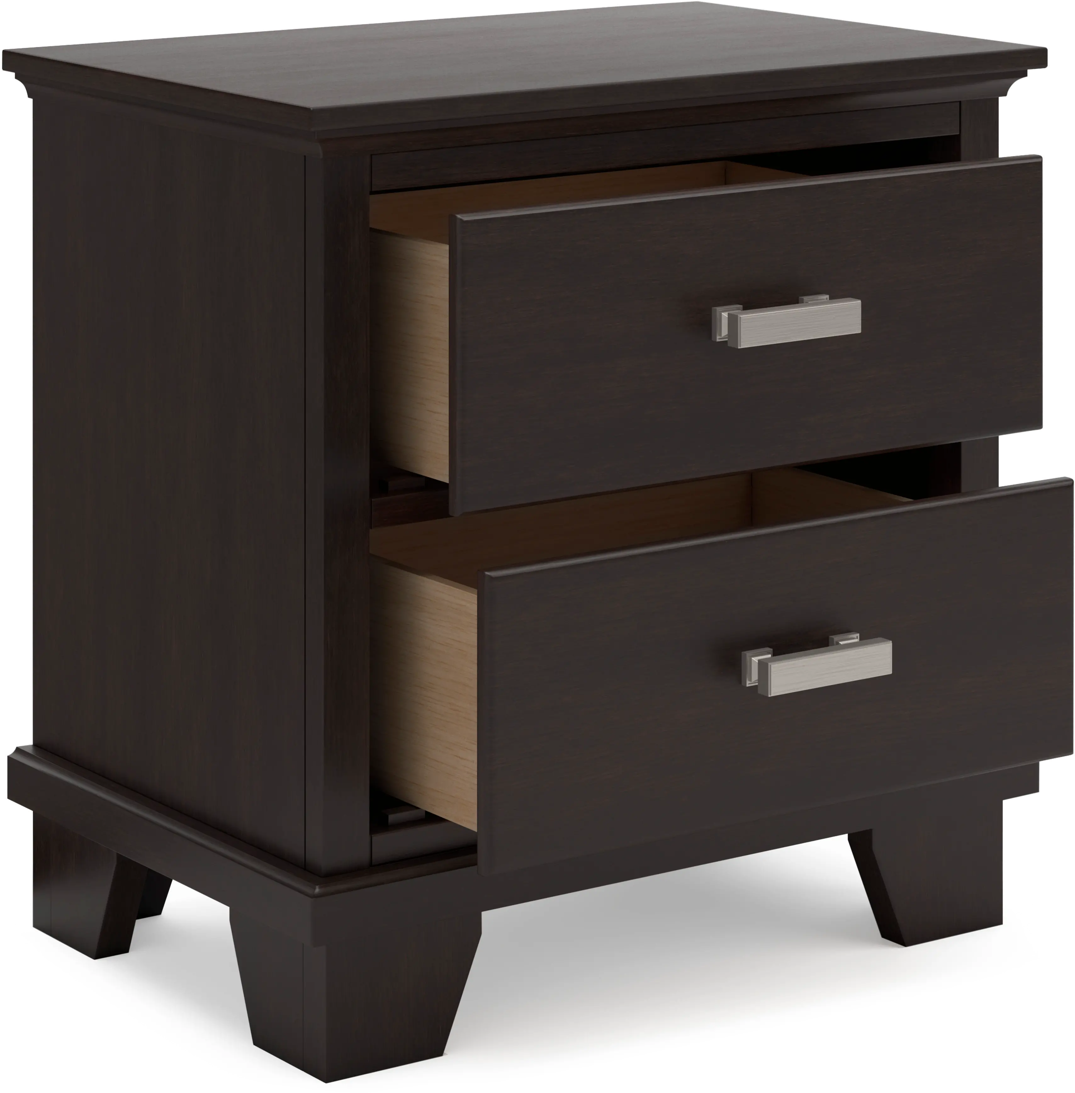 Coventry Dark Brown Nightstand-4