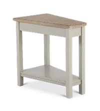 Wedge Gray Side Table