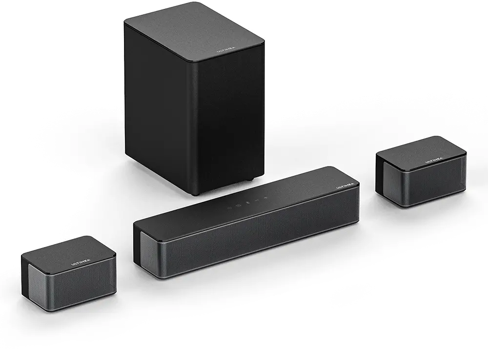 ULTIMEA Poseidon D50 5.1 Surround Sound Bar with Wireless Subwoofer and Rear Speakers-1