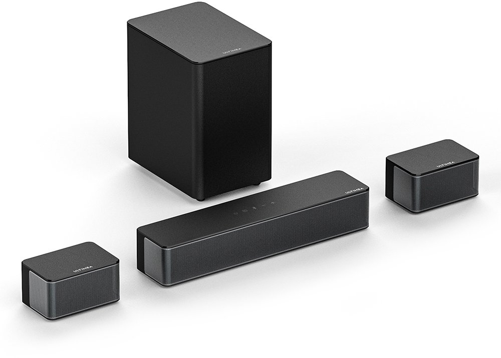 ULTIMEA Poseidon D50 5.1 Surround Sound Bar with Wireless Subwoofer and Rear Speakers