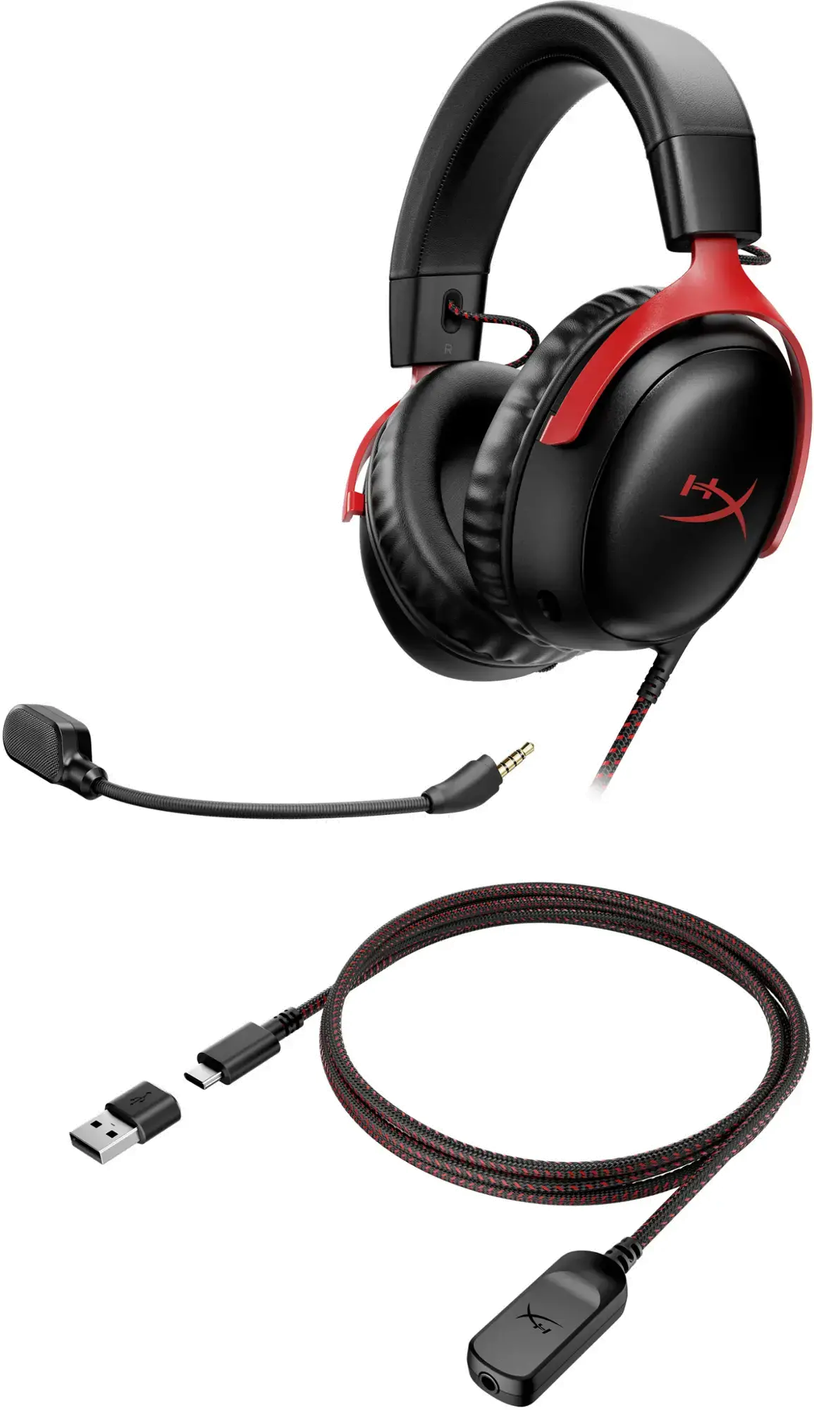 NAE-HP-727A9AA HyperX Cloud III Wired Gaming Headset - Black/Red-7