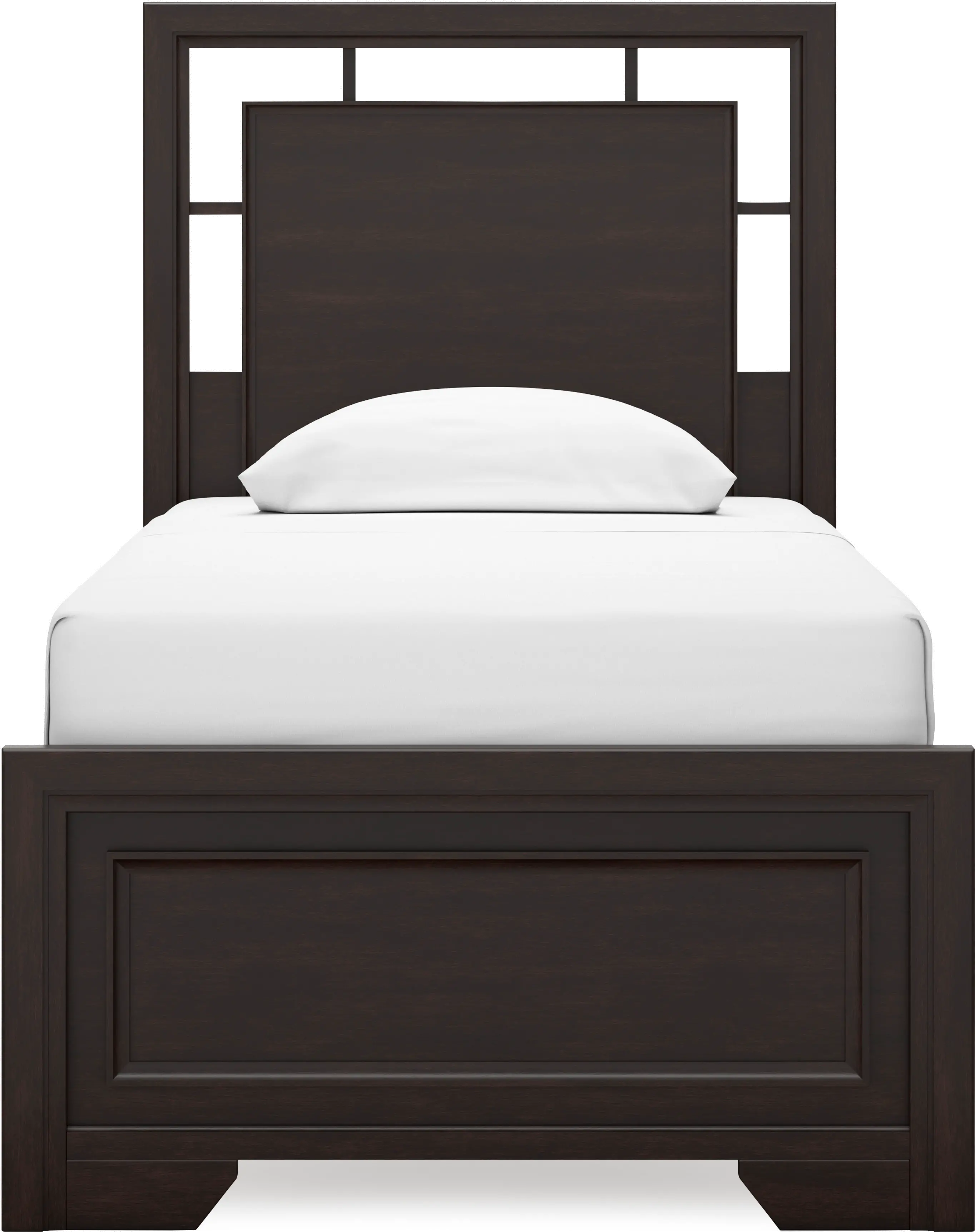 Coventry Dark Brown Twin Bed-3