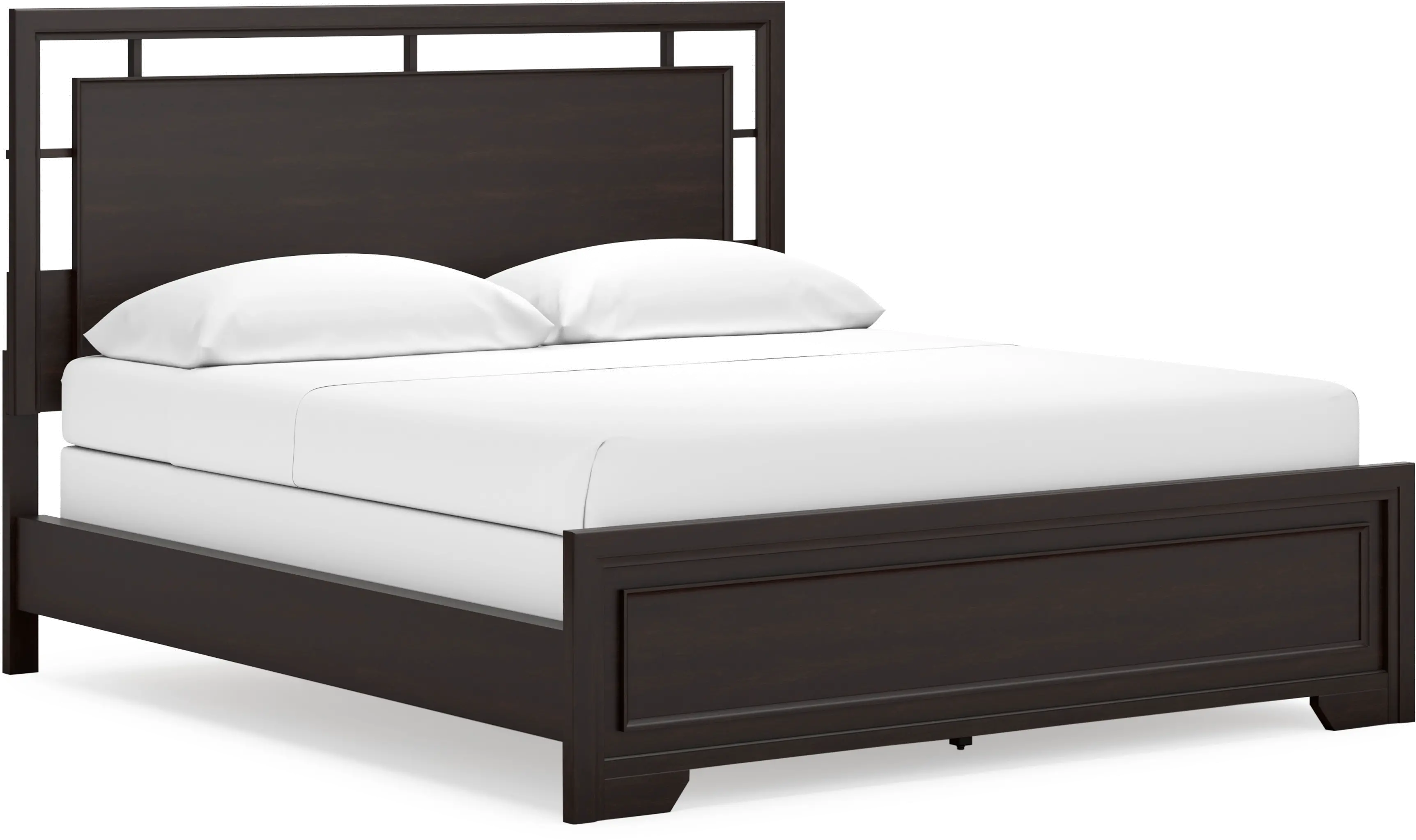 Coventry Dark Brown Queen Bed-1