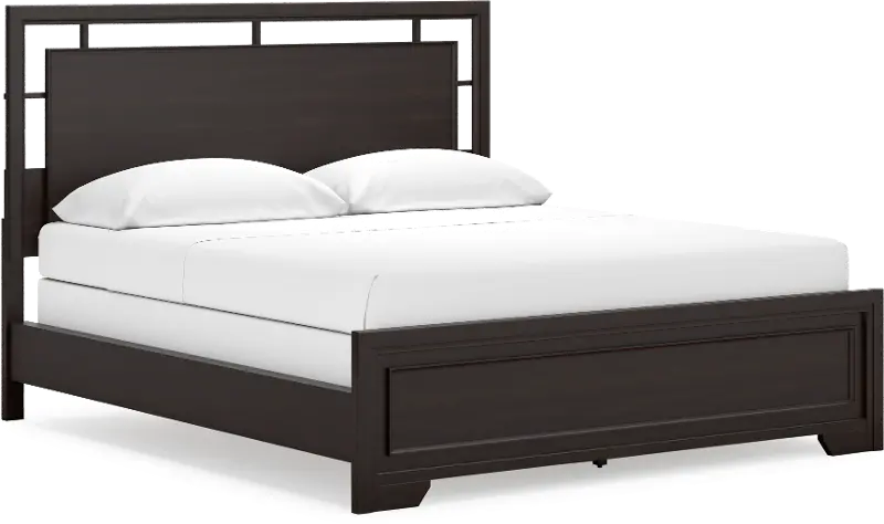 Coventry Dark Brown Queen Bed