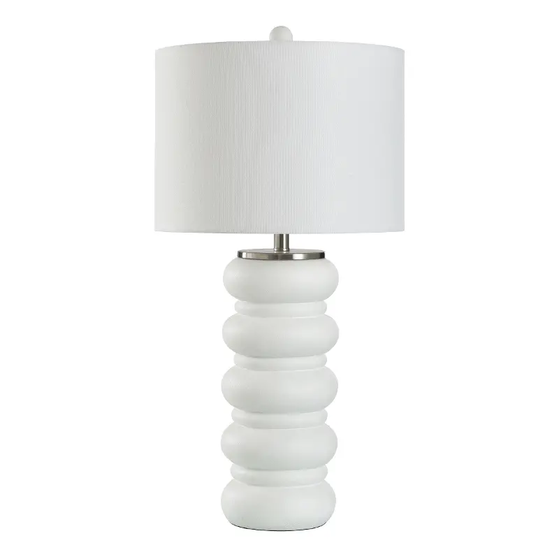 Gray Ceramic Table Lamp