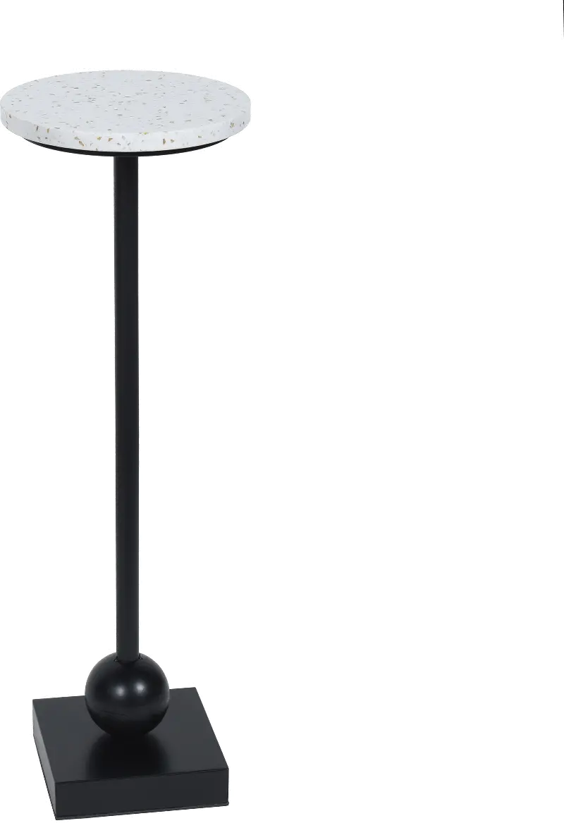 Ebony Pedestal Drinking Table